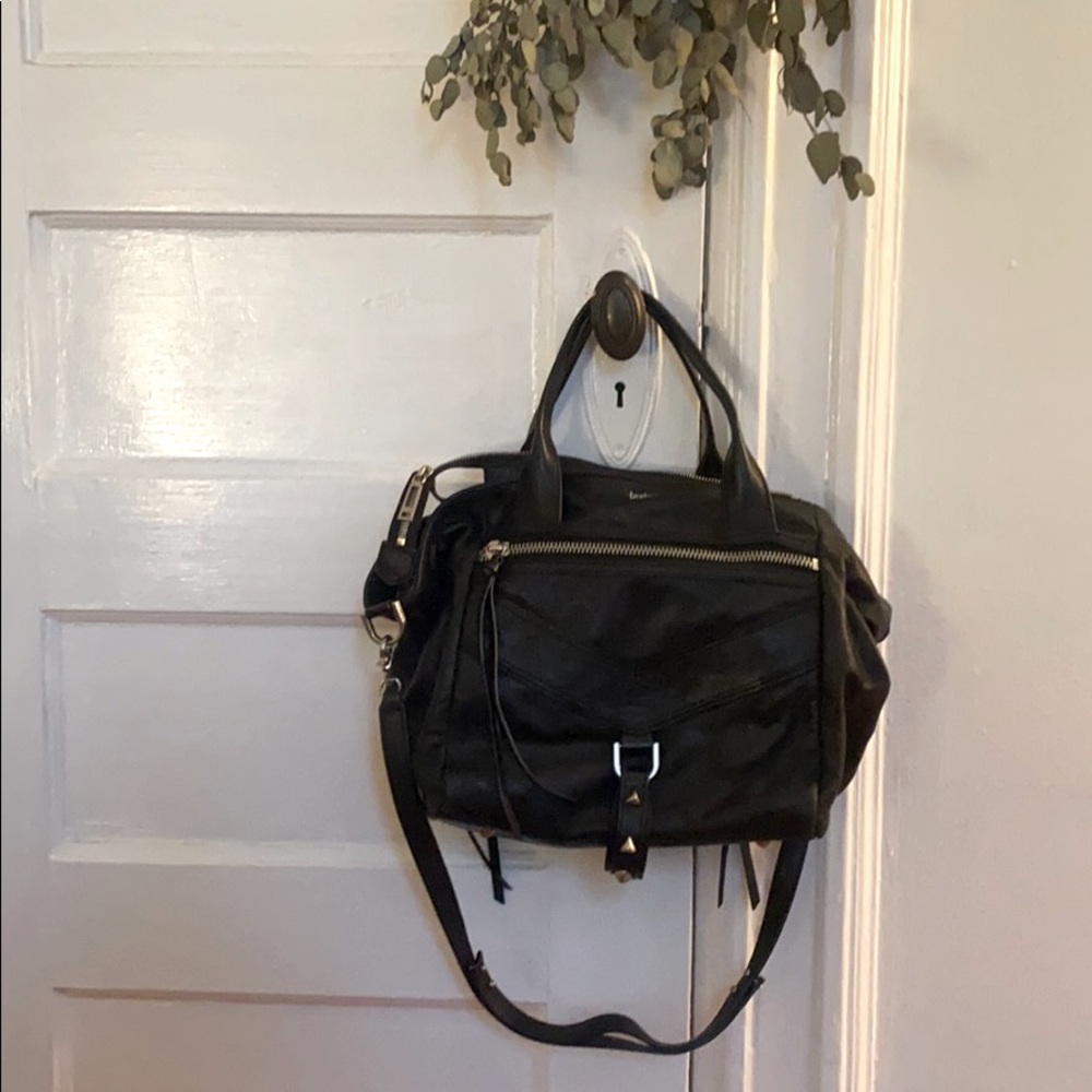 Botkier Studded Leather Satchel Bag